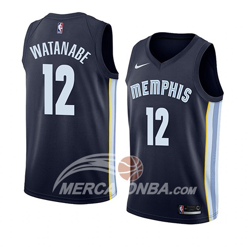 Maglia NBA Memphis Grizzlies Yuta Watanabe Icon 2018 Blu